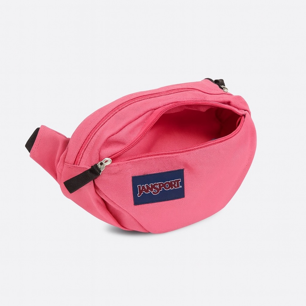 JanSport Hot Pink Fanny Pack / Belt Bag Festival Travel‎ Good Condition